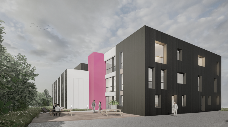 études & chantier > bureaux hors-site mixte bois/ béton 0